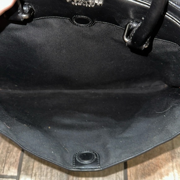 Coach Signature Canvas Plaid Print Beckett Slim Leather Briefcase - Picture 6 of 16